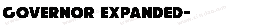 Governor Expanded字体转换
